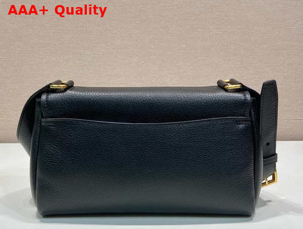 Prada Small Leather Shoulder Bag in Black 1BN022 Replica