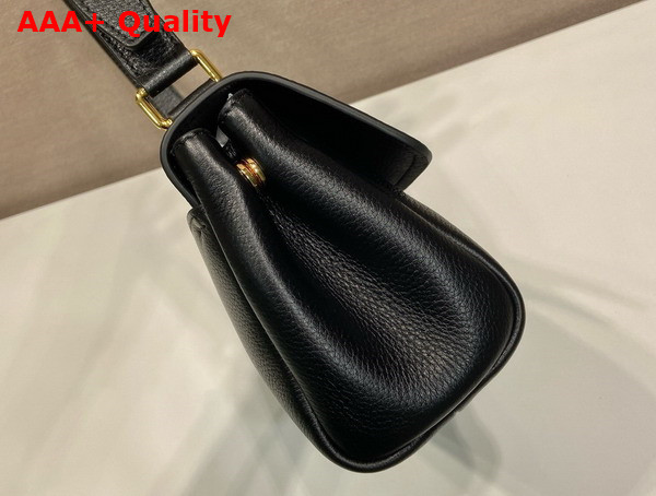 Prada Small Leather Shoulder Bag in Black 1BN022 Replica