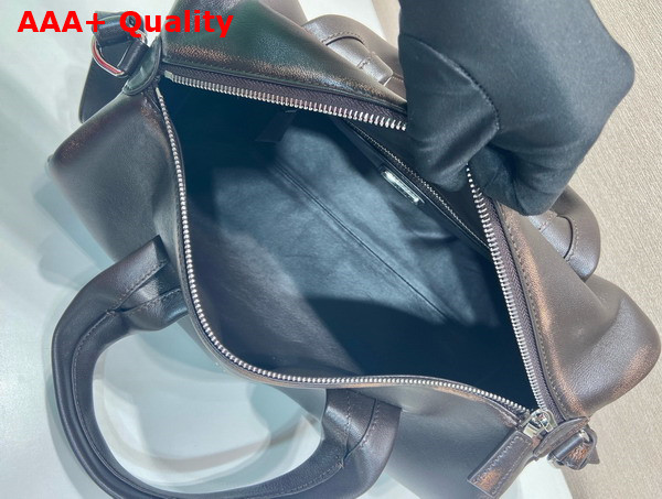 Prada Small Nappa Leather Duffle Bag in Dark Brown 2VC046 Replica