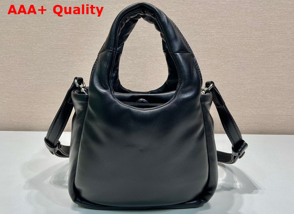 Prada Small Padded Prada Soft Nappa Leather Bag in Black 1BA359 Replica