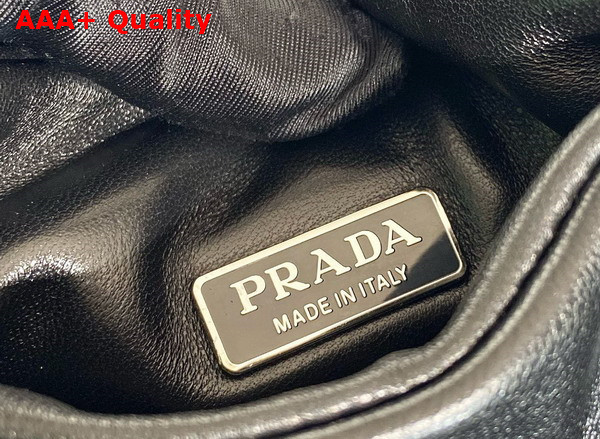 Prada Small Padded Prada Soft Nappa Leather Bag in Black 1BA359 Replica