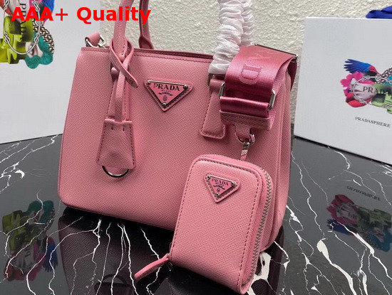 Prada Small Saffiano Leather Bag in Petal Pink Replica