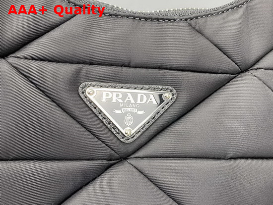 Prada System Nylon Patchwork Shoulder Bag in Black Replica