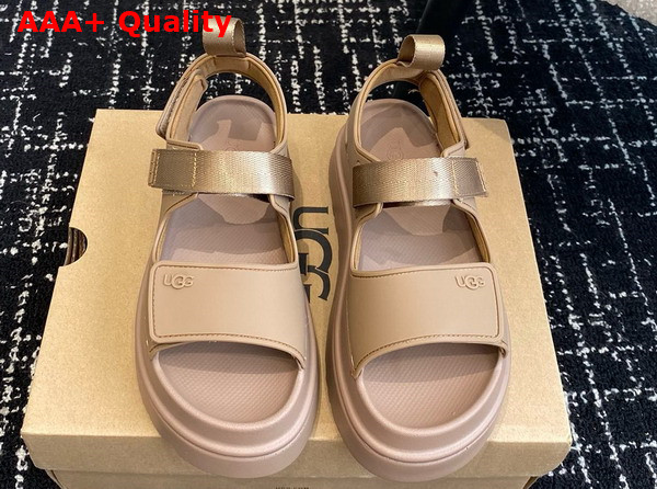 UGG Goldenglow Sandal in Bison Brown Tpu Rubber Replica