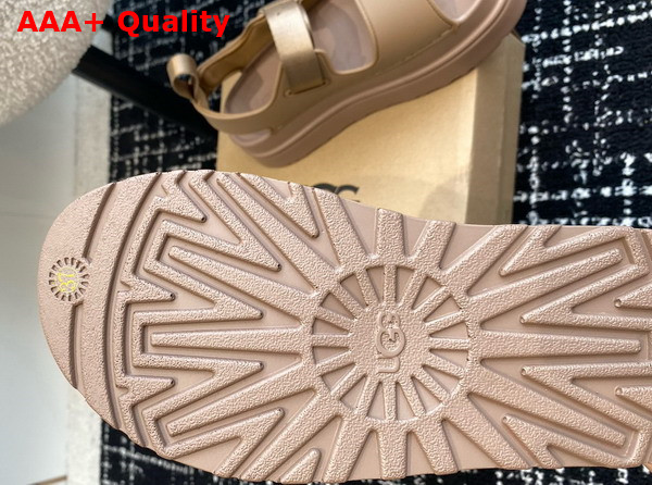 UGG Goldenglow Sandal in Bison Brown Tpu Rubber Replica