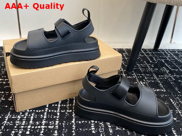 UGG Goldenglow Sandal in Black Tpu Rubber Replica