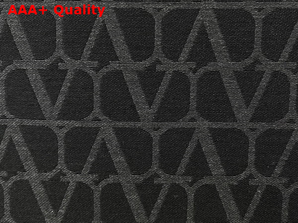 Valentino Garavani Le Troisieme Toile Iconographe Shopping Bag in Black Replica