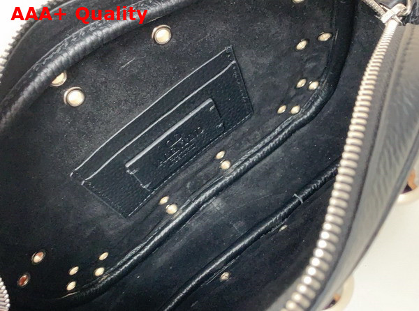Valentino Garavani Nellcote Crossbody Bag in Black Grainy Calfskin Replica