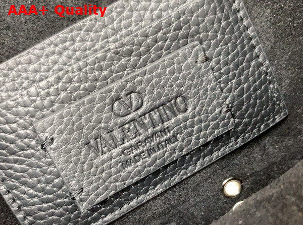 Valentino Garavani Nellcote Crossbody Bag in Black Grainy Calfskin Replica
