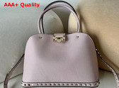 Valentino Garavani Rockstud Medium Handbag in Poudre Grainy Calfskin Replica