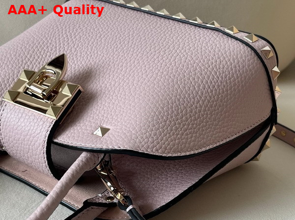 Valentino Garavani Rockstud Small Handbag in Poudre Grainy Calfskin Replica