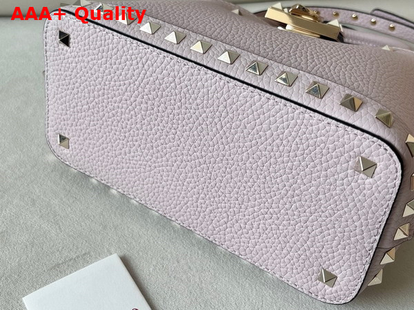 Valentino Garavani Rockstud Small Handbag in Poudre Grainy Calfskin Replica