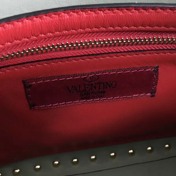 Valentino Garavani Rockstud Spike Medium Chain Bag in Light Green Soft Nappa Lambskin Leather For Sale