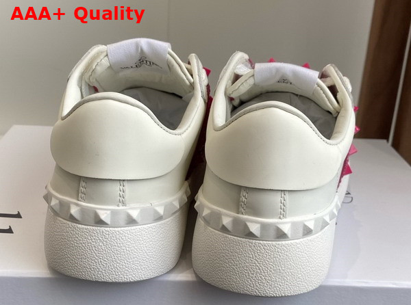 Valentino Garavani Rockstud Untitled Sneaker in Calfskin with Micro Studs White Replica