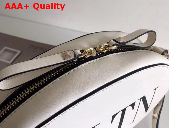 Valentino Garavani VLTN Crossbody Bag in White Calfskin Replica