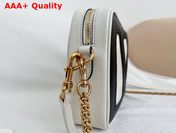 Valentino Garavani Viva Superstar Nappa Leather Crossbody Bag Butter and Black Replica