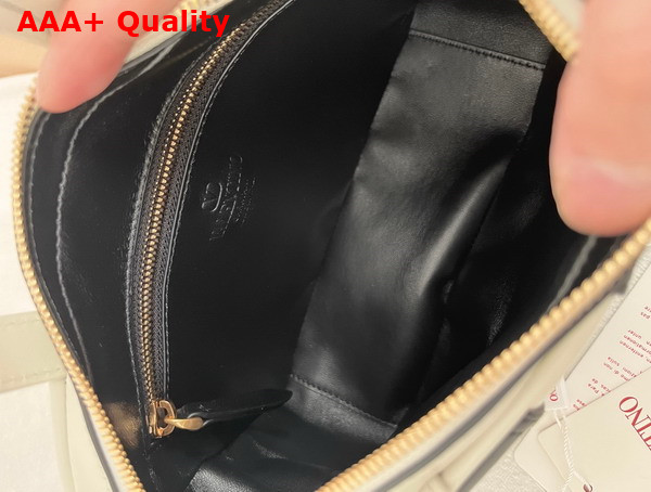 Valentino Garavani Viva Superstar Nappa Leather Handbag Butter and Black Replica