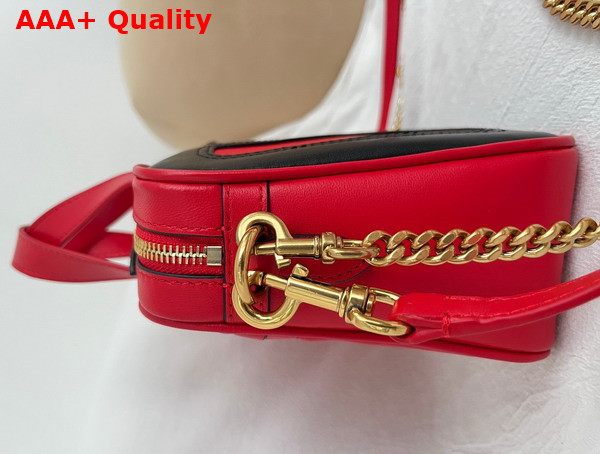 Valentino Garavani Viva Superstar Nappa Leather Handbag Red and Black Replica